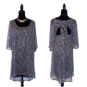 NWT DressT Paisley Print Shift Dress